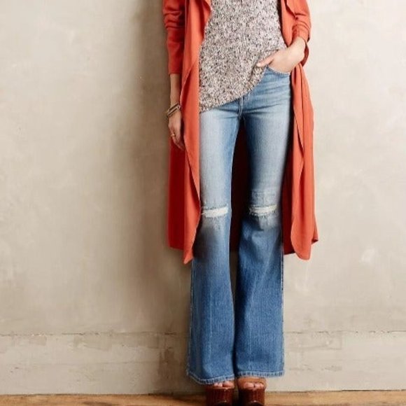 Current/Elliott Flare Jeans Retro 70's Jeans The Girl Crush High Waisted Sz 26 - Picture 1 of 9